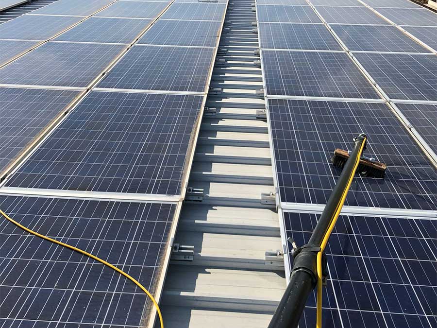 pulizia pannelli fotovoltaici